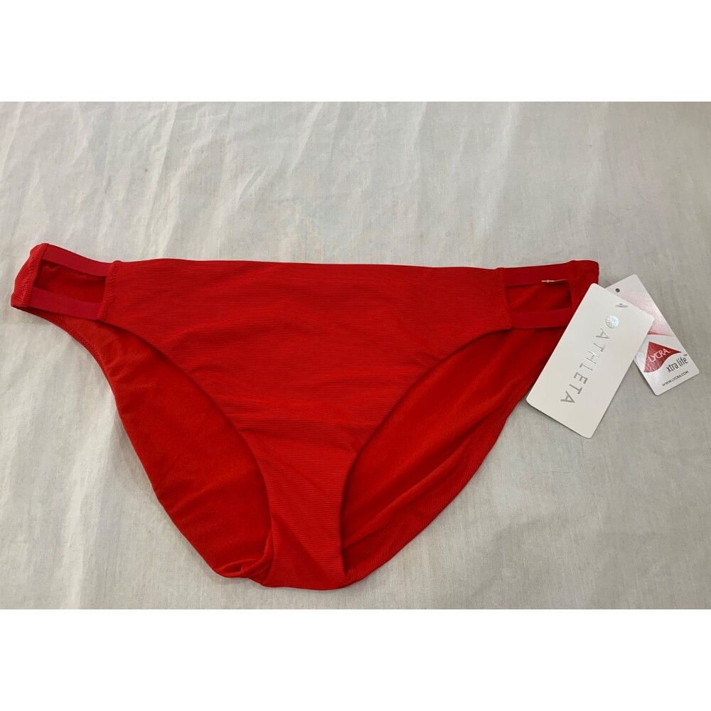 NWT ATHLETA XL CLOUDBREAK RIB WOMENS SWIM BIKINI BOTTOM SIZE XL
